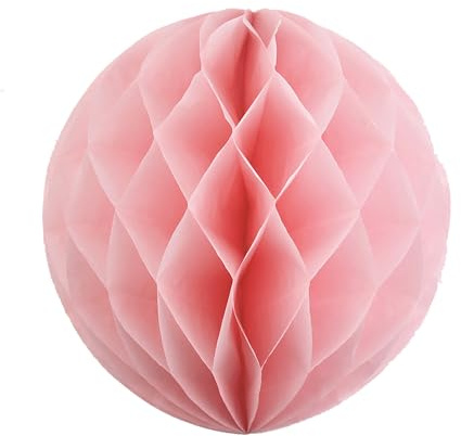10 vågbollar 30 cm set // vaxboll vaxkaka papper hänge dekoration lyktor bollar pompons pompom party bröllop rumsdekoration Hellrosa 150