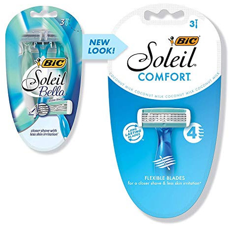 Bic Soleil Bella Rasierer E-Z Rinse – 3 Stück, 6 Stück