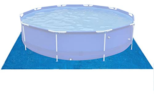 Poolunterlage für runde Frame Pool Ø305cm - 110g/m² PE - Wasserdicht - Bodenfolie Unterlagen Schutz Bodenschutzplane Unterlegplane Bodenplane - Stahlrahmenpool Pool Swimmingpool Poolzubehör