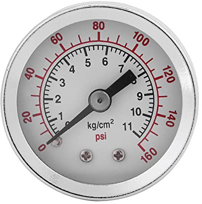 0-160PSI 1 / 8NPT Bilancia pneumatica e idraulica per tutti gli usi manometro manometro acqua olio misuratore di pressione aria