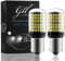 GLL BA15S LED Bulbs White 1156 P21W 382 Bulbs, 2800LM Super Bright Reverse Backup Lights, Canbus Error Free Design for Most Vehicles, 12V (Pack of 2)