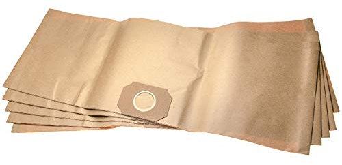 vhbw 10x Staubsaugerbeutel kompatibel mit Thomas INOX 1530, Inox 30 Professional, 826 SDE, 926 Staubsauger - Papier, 32cm x 90cm beige