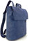 ekavale - Elegant Rucksack für Damen & Mädchen – City Daypack aus Optik Leder – klein Schulrucksack Backpack (Navy)