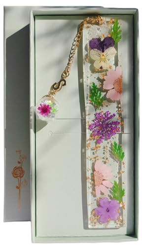 Famweylami Cadeau Noël Femme Marque-pages Personnalisé Originale 26 Lettres, Lecture Cadeau Lumineux, pour Maîtresse Copine Fille Mère Grand-Mère, Fête et Anniversaire, avec Coffret Cadeau-S