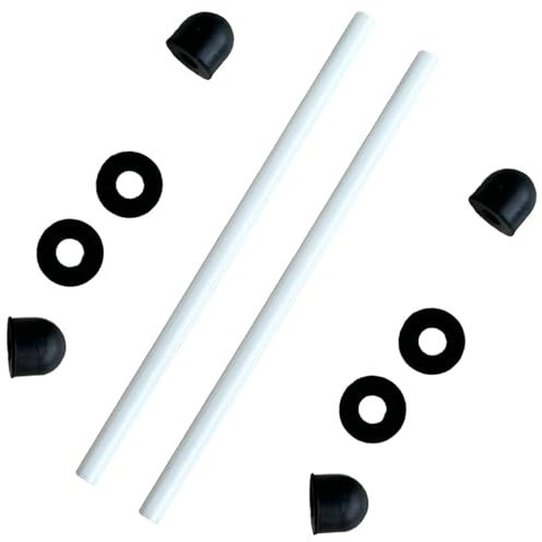 JZSMY Lot de 2 arbres en céramique pour jacuzzi Intex Pure Spa - Pompe à impulsion Fix E90 (2 arbres en céramique avec 4 capuchons en caoutchouc)