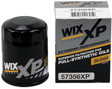 WIX 57356XP WIX XP Oil Filter Replacement, Built for Synthetic Oil - Compatible With Acura, Honda (01-18), Hyundai (07-09), Mazda (10-11), Infiniti, Nissan (96-18)