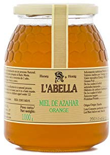 L'abella Mel - Miel de fleur d'oranger - Miel naturel récolté en Espagne (1kg)