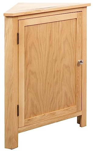 vidaXL Legno di Quercia Armadietto ad Angolo Mobiletto Arreddo Credenza Madia