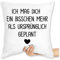 Shirtracer Kissen 40x40 Zierkissen - Valentinstag Partner Ideen - Ich mag Dich EIN bisschen mehr als ursprünglich geplant - Männer Freundin Vermiss Dich Geschenk Denk an Dich Paare - 40 x