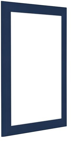 Your Decoration - Cadre 30x40 cm - Bleu Foncé Essuyé - Cadres Photo en MDF Avec Verre acrylique - Anti-Reflet - Cadre Bleu Foncé Essuyé - Como