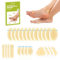 Almohadillas para ampollas tiritas - 24 Piezas Bukihome Gel Ampollas Planta Del Pie,Resistentes al agua,Vendas hidrocoloides para pies,Parche antifricción (Variety Pack)