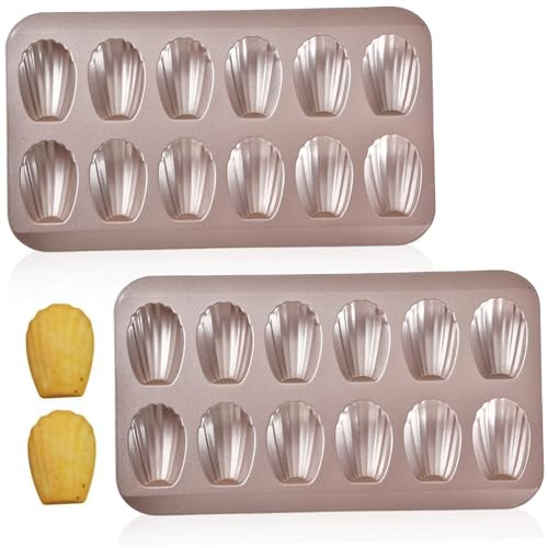Franska Obelunr Skalformade Madeleine Bakformar kaka för kakor, muffins och desserter