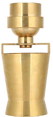 Water Fountain Nozzle Spray 1.5 Inch Internal Thread Brass Ice Tower Sprinkler Head for Pond and Fountains Adjustable Size Oxygen Enrichment Ornamental Design