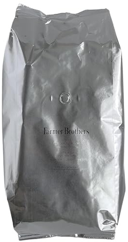 Farmer Brothers Breakfast Blend Ground Coffee – Medium Roast – Smooth, Rich Flavor & Aroma – Freshly Roasted Premium Ground Coffee in Large 5 lb Bag for Restaurants, Offices, Cafés & Home Brewing