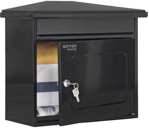 Rottner Woerthersee Grande boîte à lettres en acier Anthracite A4