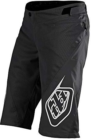 Troy Lee Designs Youth Kids | BMX | Downhill | Mountain Bike | Sprint Short Shell (Black, 18)