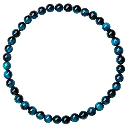 EUMENIDES armband, Tigeröga armband, klass A kvalitet, tigeröga och obsidian magnetarmband, solsken, självförtroende, frigör ångest, 7.1 Inches, Tigeröga, Tigeröga