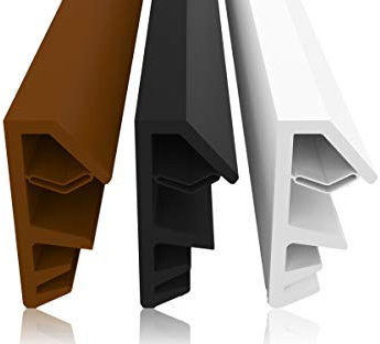 Fensterdichtung Braun 25m - 4mm Nutbreite / 12mm Falz aus TPE hochwertige Gummidichtung Holzfensterdichtung Fenster gegen Zugluft Lärm (Braun 25m)