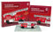 FRANZIS 67206 - Feuerwehr Adventskalender, Metall Modellbausatz des Mercedes-Benz L1519 im Maßstab 1:43, inkl. 52-seitigem Begleitbuch