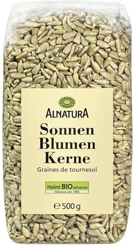 ALNATURA - Graines De Tournesol Bio 500g - Source de nutrition saine pour un snack savoureux - Epicerie Salée, Diététique Et Nutrition - Lot De 4