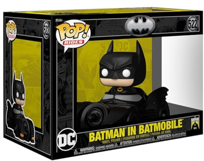 Funko Pop! Rides Deluxe: BM 85th - Batman mit Batmobi - Batman 1989 - Vinyl-Sammelfigur - Geschenkidee - Offizielle Handelswaren - Spielzeug Für Kinder und Erwachsene - Movies Fans