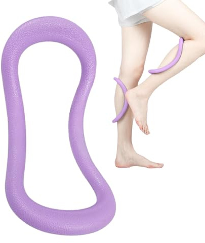 Anello yoga per allungare la schiena, anello yoga per gambe – cerchio pilates,fitness sport cerchio pilates,anello di allenamento massaggiante schiena polpaccio elastico per pilates