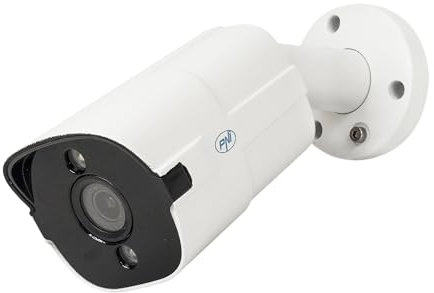 PNI IP818J POE Bullet 8MP Blacklight Video Surveillance Camera 2.8mm Lens Outdoor White