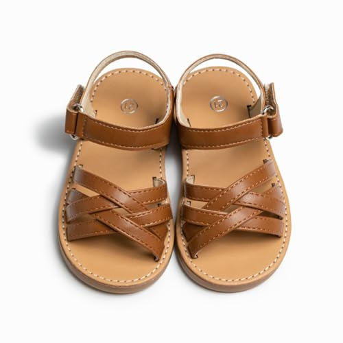 BweStilm Sandalias para niños y niñas, antideslizantes, elegantes, zapatos de verano, sandalias cómodas de verano, sandalias de playa descalzos, sandalias ligeras de trekking, sandalias de agua