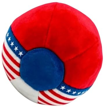 Flagga Footbag Stjärnrandiga 4 Juli Bollar Sandpåsar | 250 e träningssportsäck För Pojkar Flickor Tonåringar Träning Grupplekar Utomhussporter Fest Park