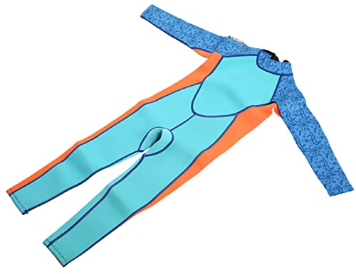 Picysa Traje de Neopreno para Niños de 2,5 Mm, Suave y Elástico, Cálido, Protección Solar para Natación, Buceo, Surf, Niños y Niñas (Talla 8)
