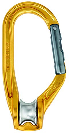 Petzl ROLLCLIP A Pulley Carabiner - Non-Locking (Gate Side Opening)