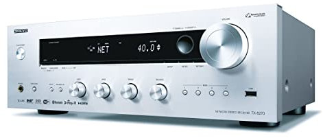 Onkyo TX-8270-S - Receptor estéreo, Color Plata