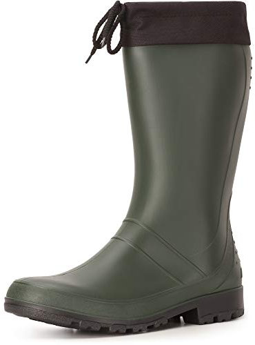 Ladeheid Damen und Herren PVC Gummistiefel LA-958 (Grün, 44 EU)