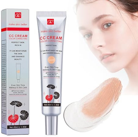 Magic CC Cremetta Light con Acido Hialuronico e SPF 25 - Fondotinta Correzionale per Pelle Idratata 24 Ore, Finitura Naturale e Ristrutturazione delle Imperfezioni Faciali