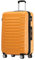 BEIBYE Reisekoffer 2088 Hartschalekoffer Gepäck Koffer Trolley Größe L in 14 Farben (Orangen)