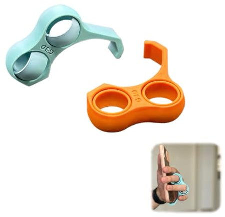 THXFUNAREA 2 Pezzi Impugnatura Smartphone con Anello Girevole, Accessorio Cellulare Multiuso Ergonomico e Antiscivolo, Per una Presa Salda e un Divertimento Aggiunto al Tuo Dispositivo