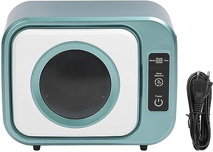 Qcwwy Sèche-Linge Compact 300 W, 3 Réglages Réglables, Doublure en Acier Inoxydable, Sèche-Linge Portable avec Conduit D'évacuation pour Appartements (Vert)