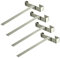OAJABBGE 4pcs Bienen Bienenstöcke Rahmenhalter Neue Bedürfnis Edelstahl Rahmen Grip Schaufel Bienen Rahmenhalterung Stützhalterung Rack
