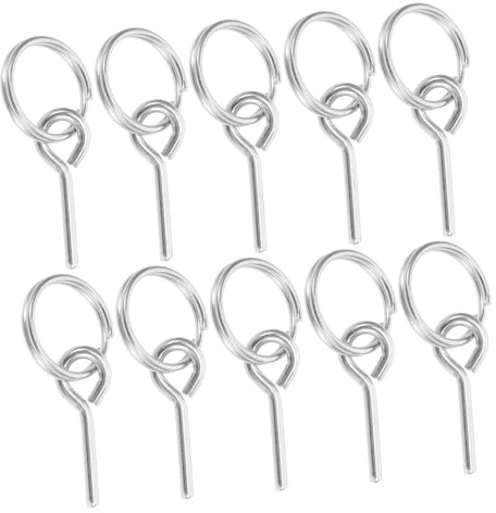 PENIKOKO 12 Piezas de Accesorios para Carpas de Camping, Conectores y Anillos de Hierro Galvanizado para Postes, Estructura Resistente al Viento y Estabilidad Mejorada para Senderismo