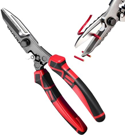 Tijeras De Corte Para Metal,Cortador de Aviación - Tijeras De Aluminio - Para Chapa Metálica Acero Inoxidable Aluminio Alambre de Cobre Construcción Industrial