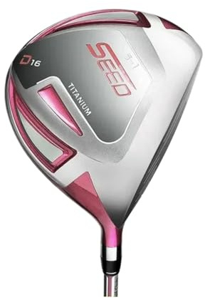 Driver de golf pour enfants avec manche en graphite pour droitier #1 Club en bois 16 degrés pour garçons et filles débutants (taille 135-150 cm)