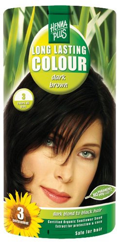 Hennaplus 49150 Long Lasting Colour 3 Dark Brown