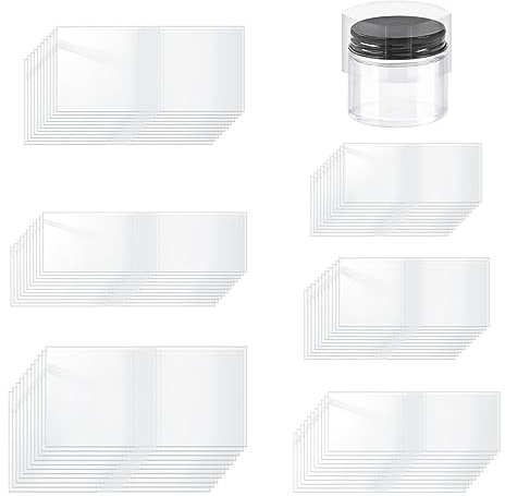 Swpeet Kit d'assortiment de 900 bandes thermorétractables perforées en PVC transparent pour bouteilles en 6 tailles 2,44 2,71 2,95 3,22 3,5, bandes thermorétractables pour bouteilles, verres