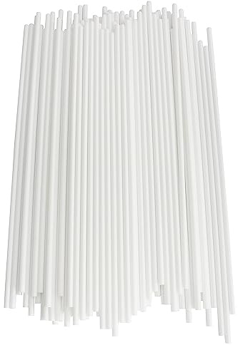 Cake Pop Sticks yyangz 200PCS 8 Inch White Lollipop Sticks for Lollipops, Cookies, Candy, Desserts, Lollipop Treat Sticks