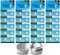 SJ 40Pcs LR44 AG13 357 303 SR44 A76 Battery 1.5V Button Coin Cell Batteries for Watches Calculators Hearing aids small electronics