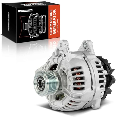 Frankberg Alternateur Générateur 150A 2 pôles Compatible avec Clio III BR0/1 CR0/1 1.2L Essence 2005-2009 M.e.g.a.n.e III Coupé DZ0/1 1.5L Diesel 2008-2016 Remplace# 8200660034