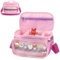 Sac pour Toniebox Tonie - Rangement pour figurines auditives Tonies - Sac de transport avec bandoulière - Pour kit de démarrage Toniebox et accessoires - Figurine Tonies (rose)
