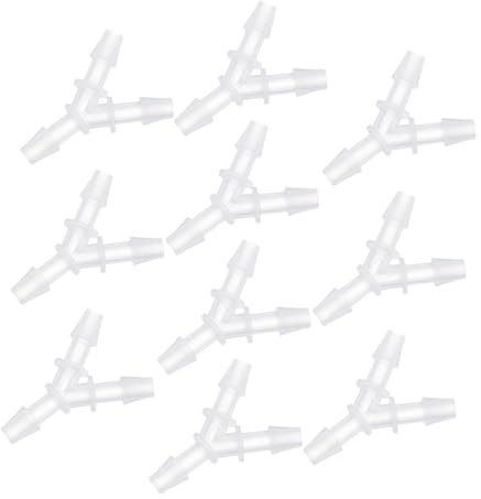 HEALEEP 10pezzi Adattatore Giunto in Plastica Vie Raccordo Per Tubo Flessibile Acqua y Accessorio Per Tubo Flessibile Acqua y Partper Tubi Flessibili Utilizzabile in Giardino Per Bagni Di