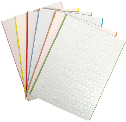 Nastro biadesivo 3D a forma di esagono, cuscinetti adesivi in schiuma e punti adesivi su entrambi i lati, autoadesivi per scrapbooking, fai da te, progetti fotografici, 6 pezzi