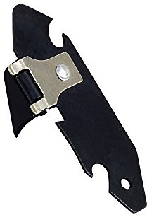 Metaltex ABRELATAS DE Bolsillo PAVONADO, Negro, Estandar